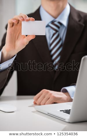 Zdjęcia stock: Closeup Of Torso Of Confident Business Man Wearing Elegant Suit