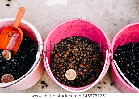 Stockfoto: Olives Being Sold At A Marketplace
