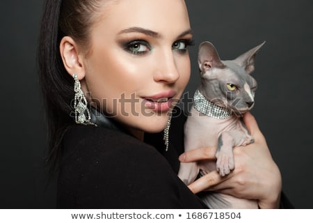 Stok fotoğraf: Woman With Diamond Earrings