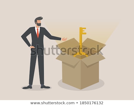 Foto stock: Consulting Concept Keys With Golden Keyring