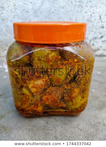 [[stock_photo]]: Organic Sour Dried Mango In Ceramic Bowl