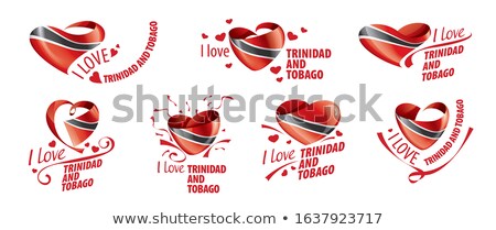 ストックフォト: I Love Trinidad And Tobago Sign