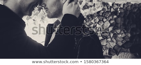 Stock photo: Close Up Of Happy Male Gay Couple Hugging