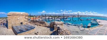 ストックフォト: Fort At Paphos Harbour Cyprus