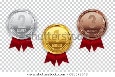 Stock foto: Gold Silver Bronze Medals Set