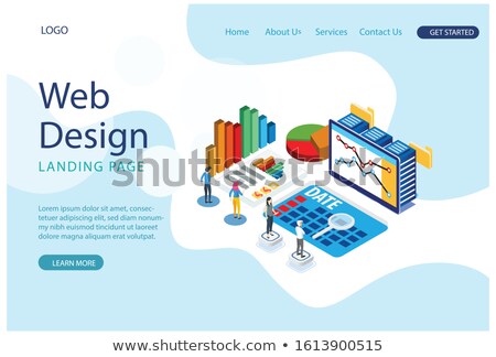 Stok fotoğraf: International Business - Modern Isometric Vector Web Banner