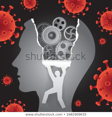 [[stock_photo]]: Mental Health Brain Torn Paper Concept