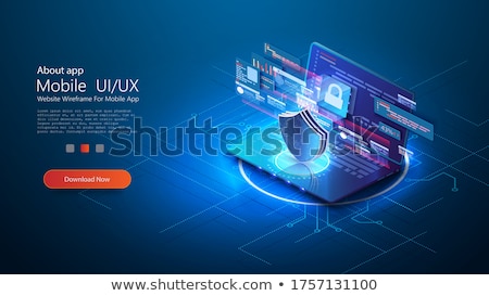 Foto stock: Security Access Card Header Banner