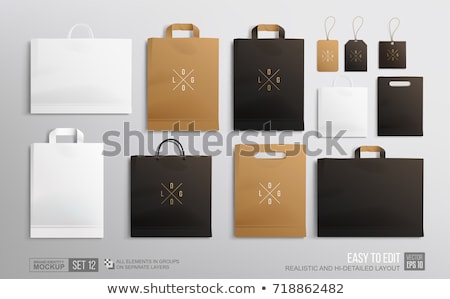 Zdjęcia stock: Vector Set Of Paper Bag