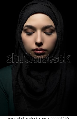 Foto stock: Confident And Beautiful European Muslim Woman
