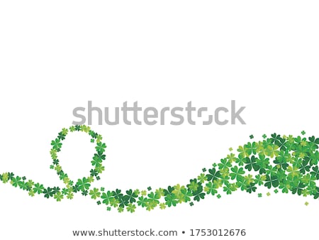 Stock foto: Clovers Frame