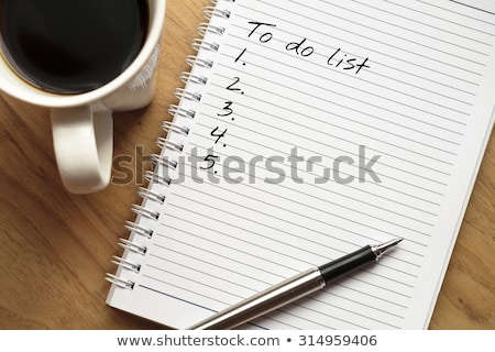 Stock fotó: Pen On To Do List
