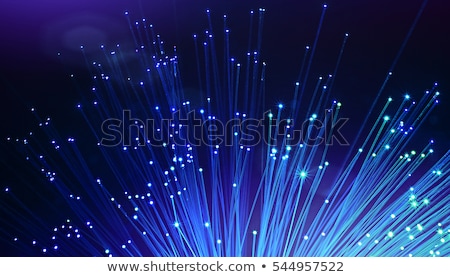 Foto stock: Green Optic Fibers