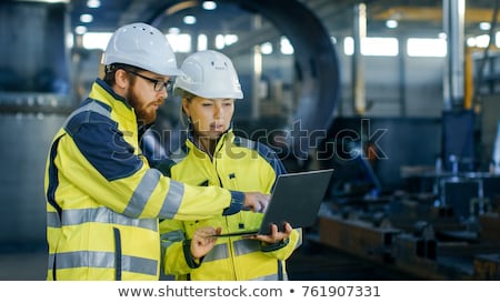 Foto stock: Industrial Worker