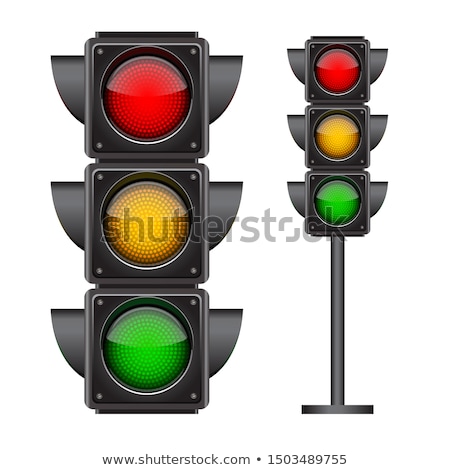 Red Traffic Light Background Stok fotoğraf © tassel78