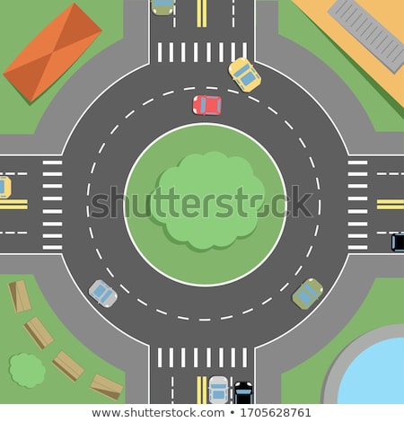 Сток-фото: Traffic Roundabout