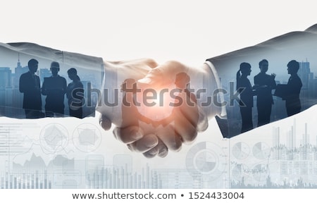 [[stock_photo]]: Dialogue And Business Graph