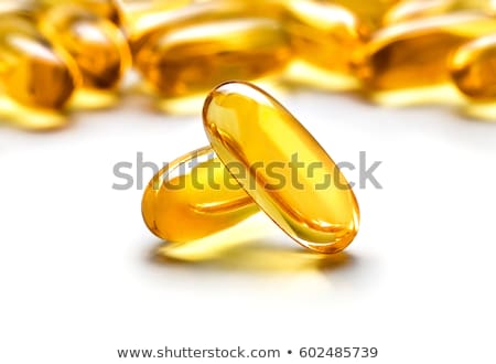 Stok fotoğraf: Capsules Of Fish Oil And Vitamins