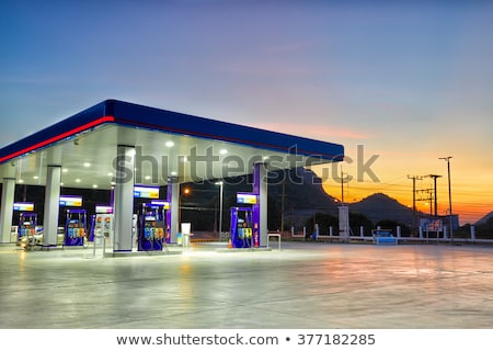 Foto stock: Petrol Station
