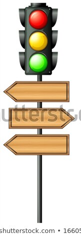 Stockfoto: Traffic Lights With Arrowboards