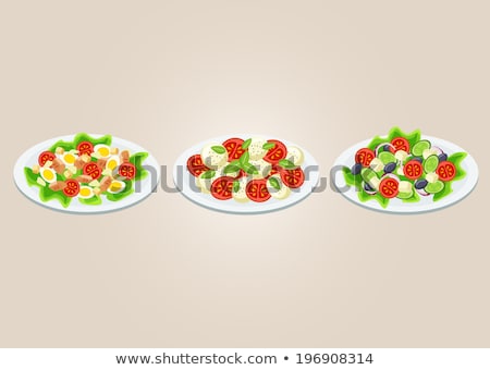 Foto stock: Caprese Salad With French Bread
