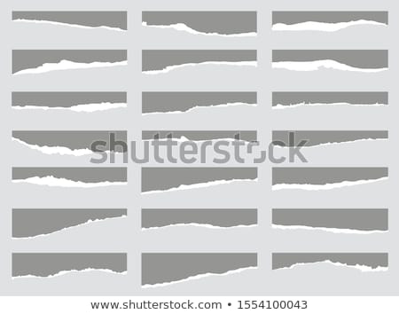 Foto stock: Blank Notebook Page With Torn Edge