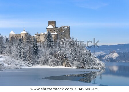 Zdjęcia stock: Castle Towers On The Cliff