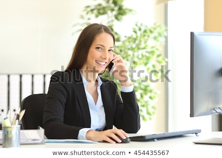 [[stock_photo]]: Boss And Secretary Manager And Assistant In Office