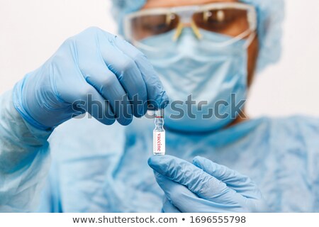 Zdjęcia stock: Close Up Of Doctor Medical Equipment A Doctor Wearing Personal Protective Equipment Including Mask