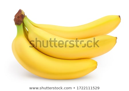 Foto d'archivio: Fresh Ripe Banana Isolated On White Background