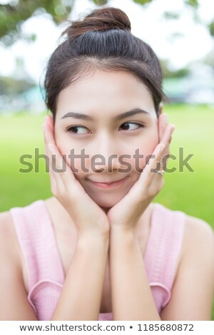 [[stock_photo]]: Shy Myanmar Girl