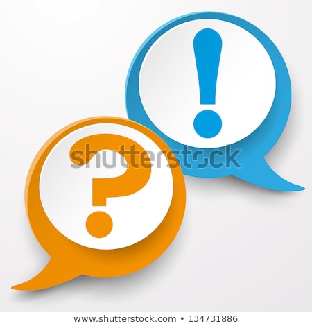 Stockfoto: Exclamation Mark On Paper