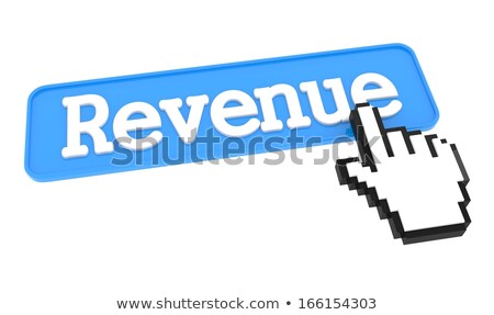 Stok fotoğraf: Revenue Button With Hand Cursor