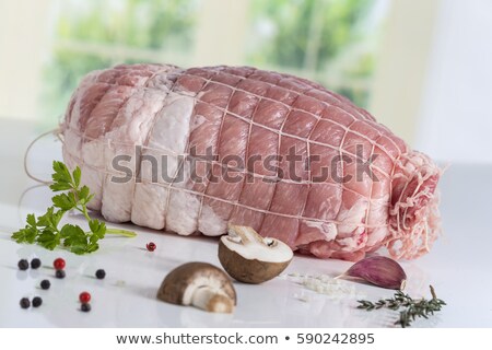 Stock photo: Raw Roast Pork