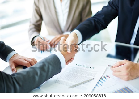 Business Handshake Over The Deal Сток-фото © Pressmaster