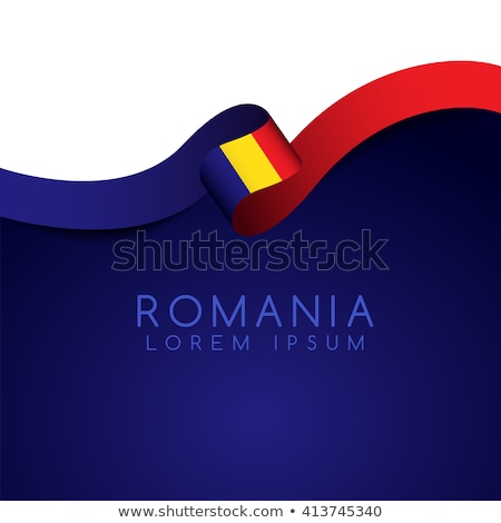 Foto stock: National Flag Of Romania Themes Idea Design