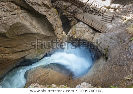 [[stock_photo]]: Trummelbach Falls Trummelbachfalle Waterfall In The Mountain