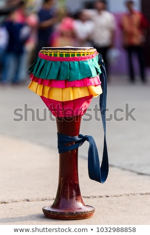 Foto stock: Tom Tom - Thai Musical Instruments