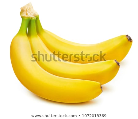 Foto stock: Bunch Of Bananas Isolated