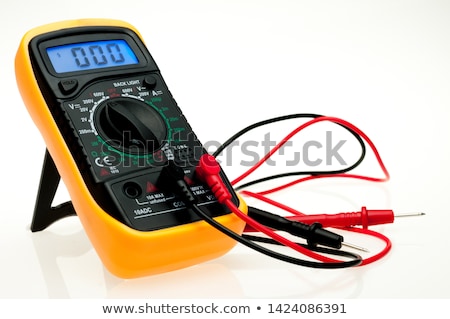 Foto stock: Digital Multimeter With Probes