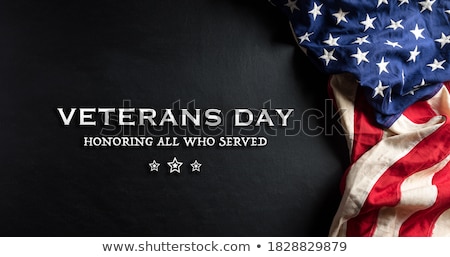 Stockfoto: American Flag Veterans Day Background