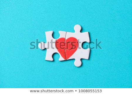 Liebespuzzle Stock foto © nito