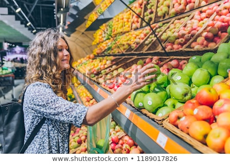 [[stock_photo]]: Young People Buying Fruits And Vegetable