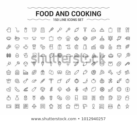 Stock foto: Vector Fast Food Icon Set