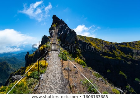 Zdjęcia stock: Mountain Peak Pico Do Arieiro At Madeira Island Portugal
