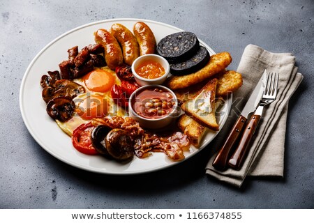 Stock photo: Black Pudding Breakfast