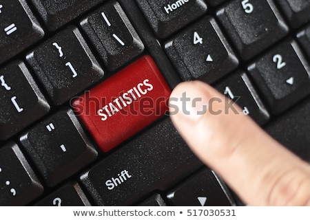 Stock photo: Data Concept On Red Keyboard Button