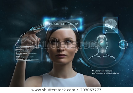 Stock photo: Doctor Doing Brain Checkup