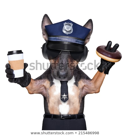 [[stock_photo]]: Police Dog Motorbike