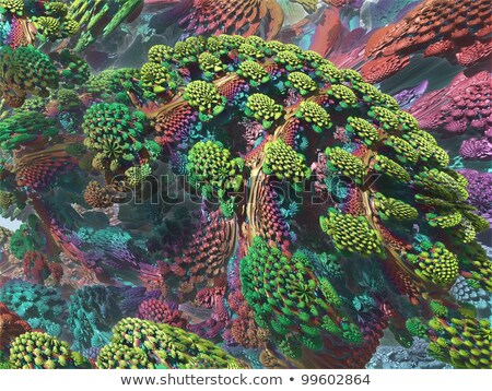 Stockfoto: Abstract Regular Geometrical Fractal Structure